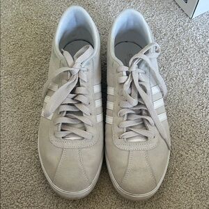 Adidas Light Tan Sneakers with White Accents
